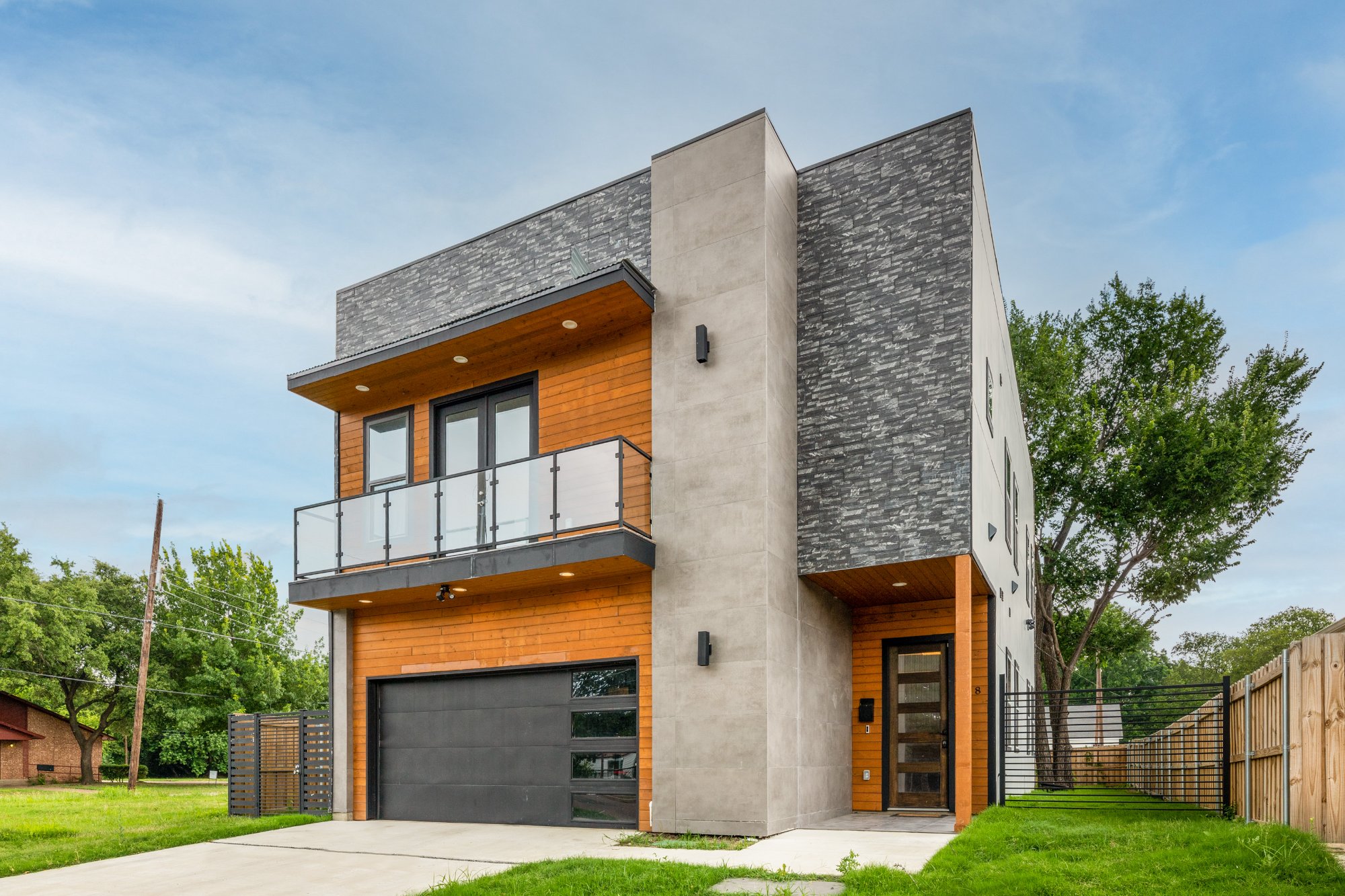 Contemporary modern home exterior — HostStarter managed